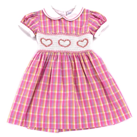 EUC Rachel Riley Smocked Dress Size 6 - Picture 1 of 10